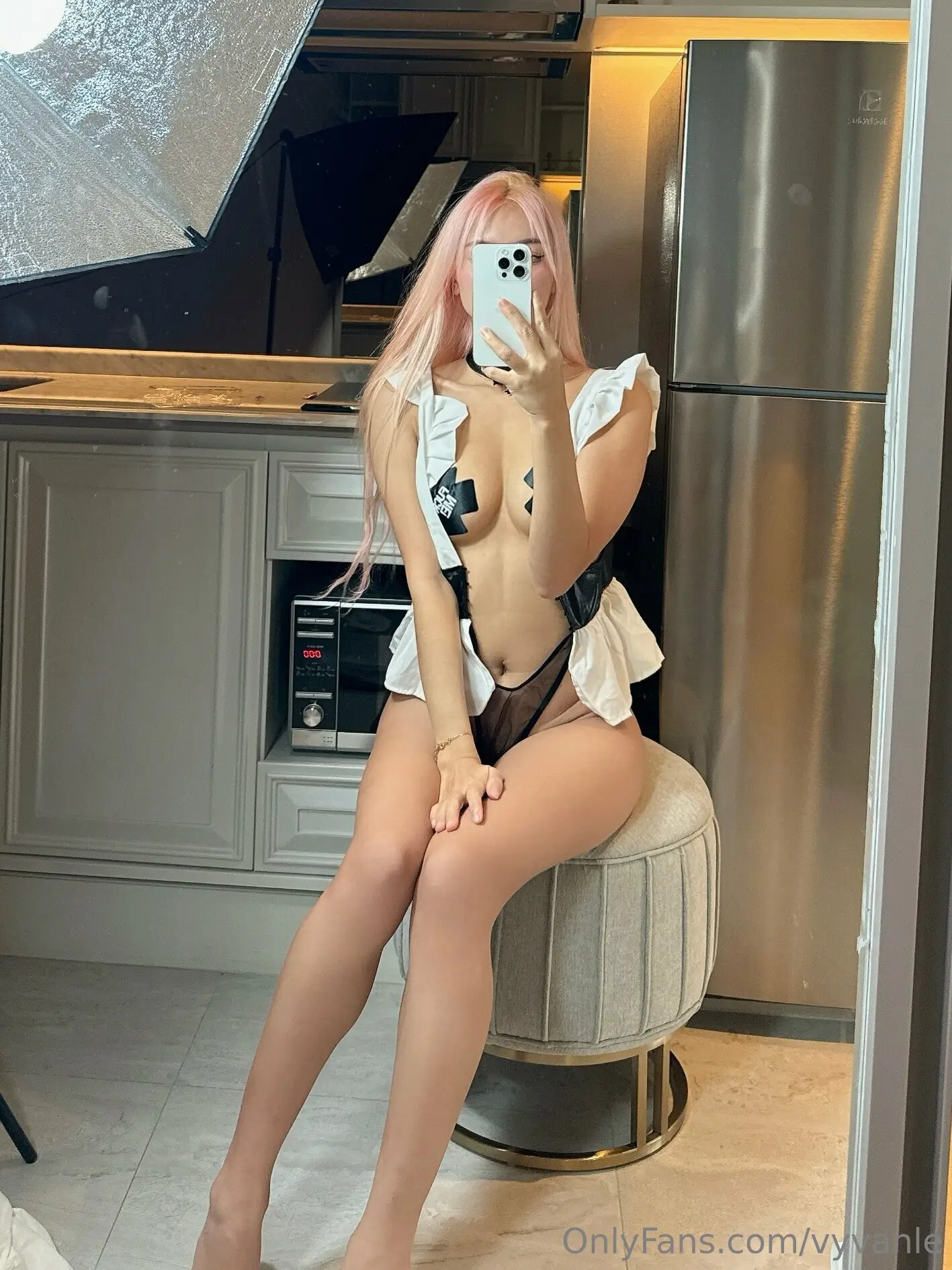 图片[3]-Vyvan Le 2023 Dec PPV 1 – See Through Monokini Pasties Set-AQA.CC